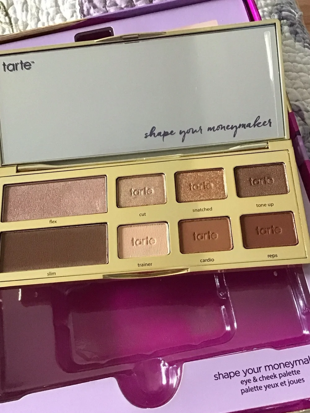 tarte 3-Piece Oval Paddle Brush Set + Eye Primer + Eye and Cheek Palette